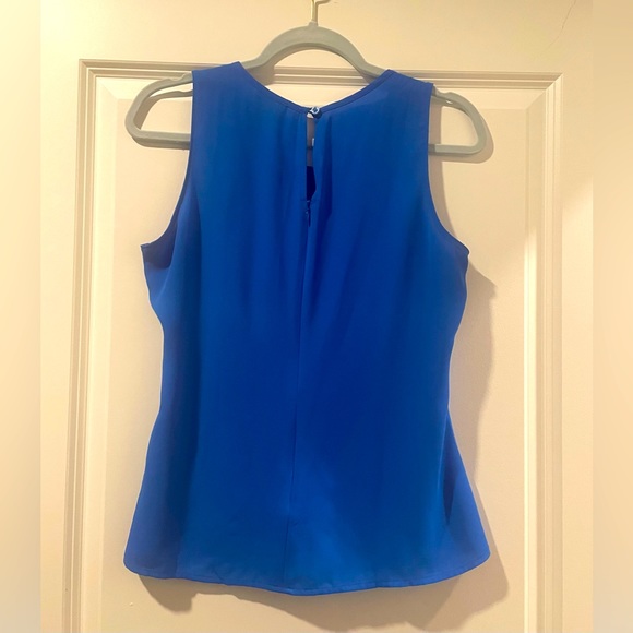 Ann Taylor Cobalt Blue Sleeveless Blouse - Picture 4 of 4